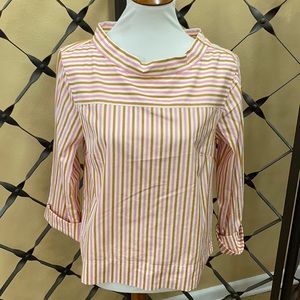 Boatneck hi-lo top